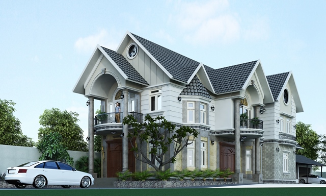 Thiết kế biệt thự Tân Uyên Bình Dương