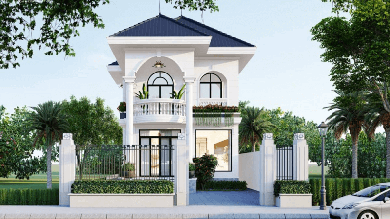 TOP 20 mẫu biệt thự mini 2 tầng đẹp nhất năm 2024
